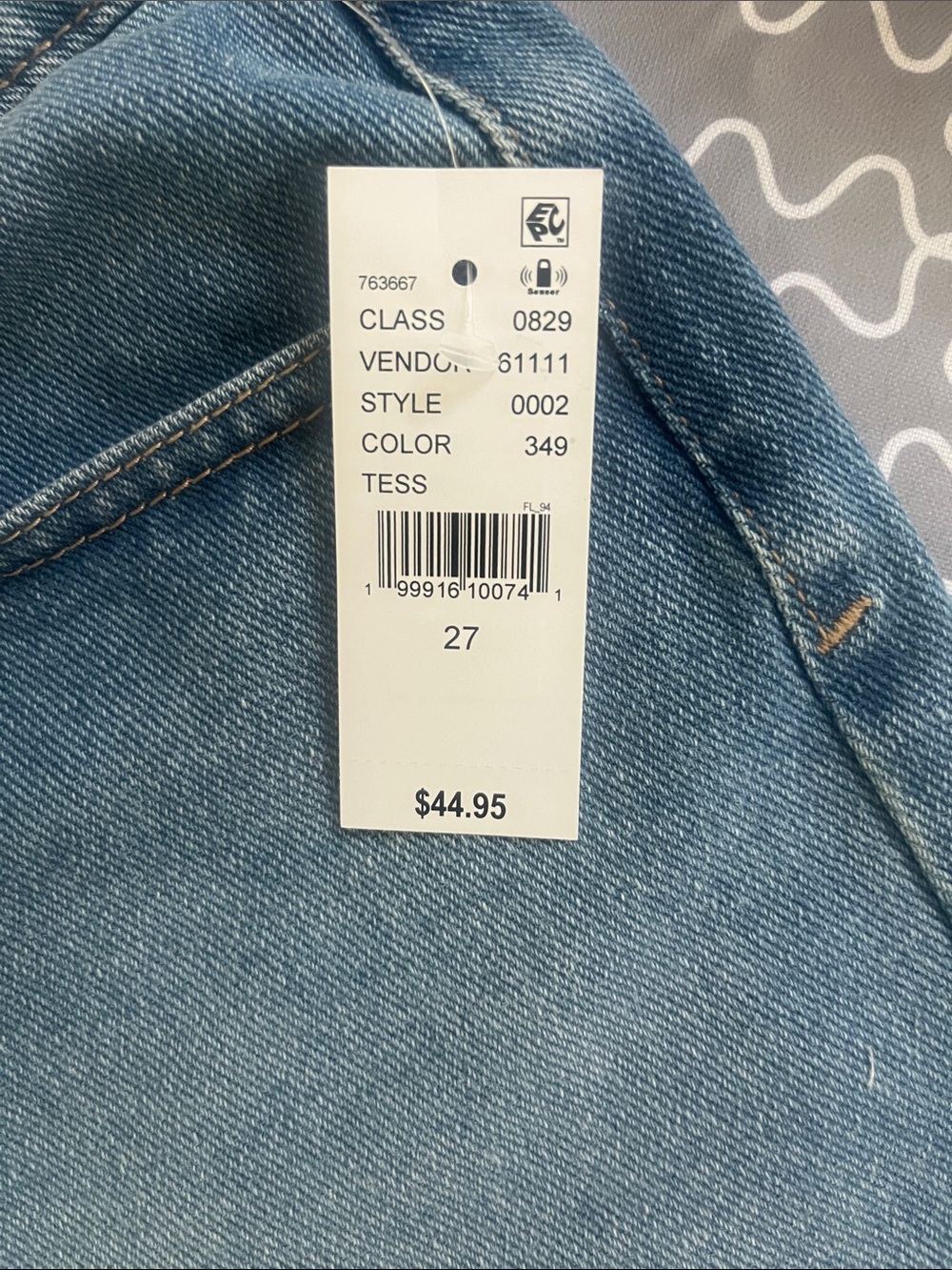 Pacsun medium blue Ivy High-Rise festival Denim Shorts - Picture 2 of 4